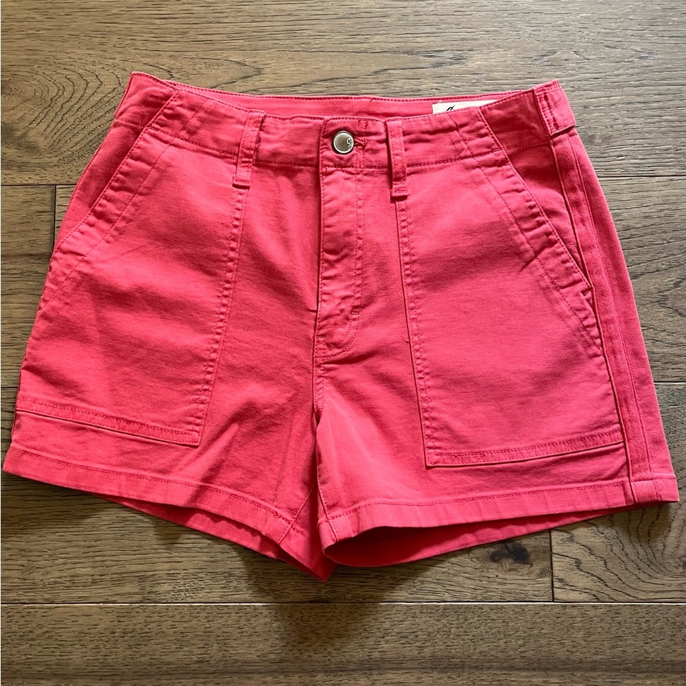 Cosmic Blue Love Mara cargo shorts size 4 - 4 inch inseam coral/red - never worn